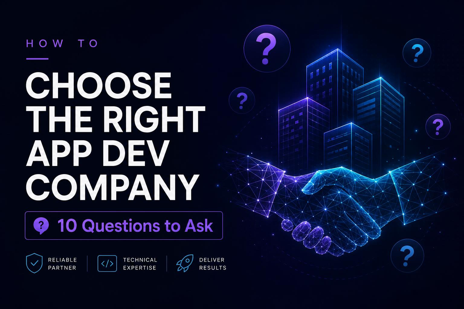 How to Choose a Mobile App Development Company: 10 Questions to Ask