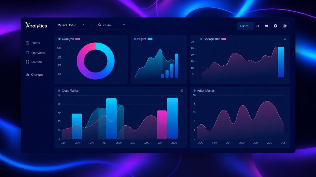 Modern SaaS dashboard example built by a custom software development team